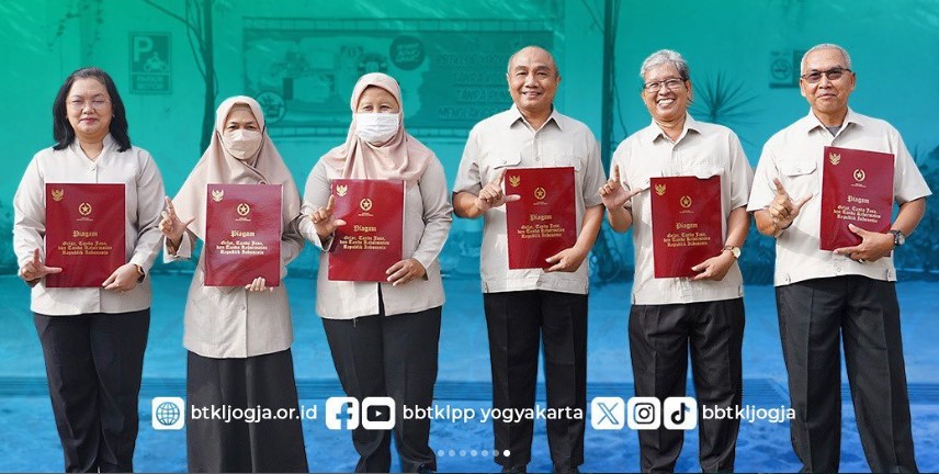 6 ASN BBTKLPP Yogyakarta Terima Satyalancana Karya Satya